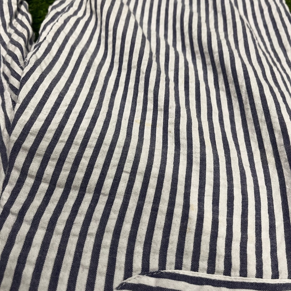 Urban Outfitters Monochrome Beach Striped Wide-Leg Pants Small - Picture 10 of 11